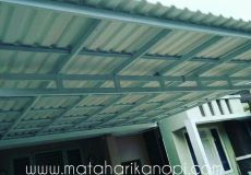 Kanopi Baja Ringan Murah Atap Alderon di Pabuaran Cibinong