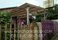 Kanopi Baja Ringan, Kanopi Baja Ringan Atap Alderon, Kanopi Baja Ringan Atap Alderon RS, Alderon, Alderon RS