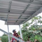 Hasil Pemasangan Kanopi Baja Ringan Atap Spandek Standar di Villa Pertiwi, Depok