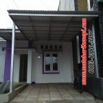 Hasil Pemasangan Kanopi Baja Ringan Atap Evo Gold Ekonomis di Perum Permata Cimanggis, Depok