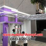 Hasil Pemasangan Kanopi Baja Ringan Atap Evo Gold Ekonomis di Perum Permata Cimanggis, Depok