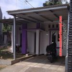 Hasil Pemasangan Kanopi Baja Ringan Atap Evo Gold Ekonomis di Perum Permata Cimanggis, Depok