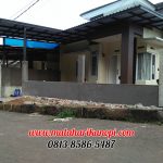 Hasil Pemasangan Kanopi Baja Ringan Murah Atap Alderon di Perum Kristal Garden, Cibinong, Citereup, Bogor