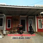 Hasil Pemasangan Kanopi Baja Ringan Atap Spandek Elegan di Perum Griya Sehati Pabuaran, Cibinong, Bogor