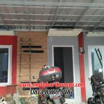Hasil Pemasangan Kanopi Baja Ringan Atap Spandek Elegan di Perum Griya Sehati Pabuaran, Cibinong, Bogor