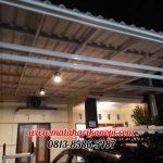 Hasil Pemasangan Kanopi Baja Ringan Atap Alderon di Jl. Lingkar Sari 2, Kalisari, Pasar Rebo, Jakarta Timur