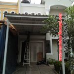 Hasil Pemasangan Kanopi Baja Ringan Atap Alderon di Raffles Hills, Cibubur, Blok I5 No.1