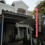 Hasil Pemasangan Kanopi Baja Ringan Atap Alderon di Raffles Hills, Cibubur, Blok I5 No.1