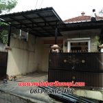 Hasil Pemasangan Kanopi Baja Ringan Atap Spandek Elegan di Villa Bogor Indah 3, Kedung Halang, Bogor