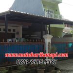 Hasil Pemasangan Kanopi Baja Ringan Atap Alderon Putih di Jl. Dadap Raya No.8 Komplek Pertanian, Perumahan Atsiri Permai, Citayem, Depok