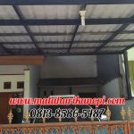 Hasil Pemasangan Kanopi Baja Ringan Atap Alderon Putih di Jl. Dadap Raya No.8 Komplek Pertanian, Perumahan Atsiri Permai, Citayem, Depok