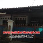 Hasil Pemasangan Kanopi Baja Ringan Atap Alderon Putih di Jl. Dadap Raya No.8 Komplek Pertanian, Perumahan Atsiri Permai, Citayem, Depok