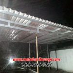 Hasil Pemasangan Kanopi Baja Ringan Atap Alderon di Jl. Kesehatan 1, Bintaro, Jakarta Selatan