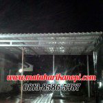 Hasil Pemasangan Kanopi Baja Ringan Atap Alderon di Jl. Kesehatan 1, Bintaro, Jakarta Selatan