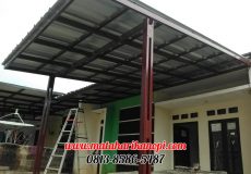 Hasil Pemasangan Kanopi Baja Ringan Atap Spandek di Perum Taman Semesta Mas (TSM), Bojong Gede, Citayem, Bogor