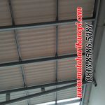 Hasil Pemasangan Kanopi Baja Ringan Atap Alderon RS mix Solartuff di Cipayung, Cibubur, Jakarta Timur