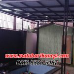 Hasil Pemasangan Kanopi Baja Ringan Atap Alderon Super Elegan di Jl. Kebembem I, Depok 2 Timur, Seberang Pasar Agung, Depok
