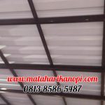 Hasil Pemasangan Kanopi Baja Ringan Atap Alderon Super Elegan di Jl. Kebembem I, Depok 2 Timur, Seberang Pasar Agung, Depok