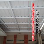 Hasil Pemasangan Kanopi Baja Ringan Atap Alderon Super Elegan di Perum Cimanggis Green Residence, Blok H.5, Cimanggis, Depok