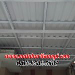 Hasil Pemasangan Kanopi Baja Ringan Atap Alderon Super Elegan di Perum Cimanggis Green Residence, Blok H.5, Cimanggis, Depok