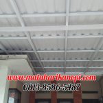 Hasil Pemasangan Kanopi Baja Ringan Atap Alderon Super Elegan di Perum Cimanggis Green Residence, Blok H.5, Cimanggis, Depok