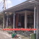 Hasil Pemasangan Kanopi Baja Ringan Atap Alderon Super Elegan di Perum Cimanggis Green Residence, Blok H.5, Cimanggis, Depok