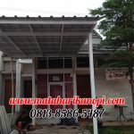 Hasil Pemasangan Kanopi Baja Ringan Atap Spandek di Perum Grand Depok City, Sektor Anyelir 2 Blok H.10
