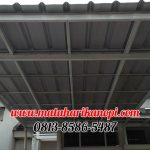 Hasil Pemasangan Kanopi Baja Ringan Atap Spandek di Perum Grand Depok City, Sektor Anyelir 2 Blok H.10