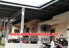 Kanopi Baja Ringan Atap Go Green di Sawangan, Depok