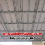Hasil Pemasangan Kanopi Baja Ringan Atap Spandek di Perum Grand Dahlia Cluster (GDC), Grand Depok City