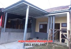 Hasil Pemasangan Kanopi Baja Ringan Atap Spandek Ekonomis di Bukit Depok Permai No.1, Taman Depok Permai