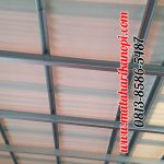Hasil Pemasangan Kanopi Baja Ringan Atap Alderon RS, di Perum Shafa Town House, Jl. Raden Kosasih, Cikaret, Ciomas, Bogor