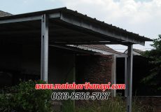 Hasil Pemasangan Kanopi Baja Ringan Atap Spandek di Perum Griya Melati Mas, Sektor Melati, Grand Depok City (GDC)