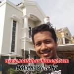 Hasil Pemasangan Kanopi Baja Ringan Atap Alderon Putih di Perum Raffles Hills A15, Cibubr, Jakarta Timur