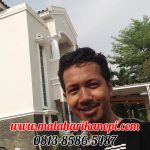 Hasil Pemasangan Kanopi Baja Ringan Atap Alderon Putih di Perum Raffles Hills A15, Cibubr, Jakarta Timur