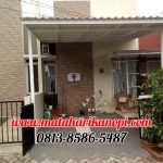 Hasil Pemasangan Kanopi Baja Ringan Atap Alderon Putih Type Super Elegan + Cat di Griya Bukit Jaya 2, Blok BA5 No.2, Bojong Nangka, Gunung Putri, Bogor