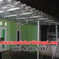 Hasil Pemasangan Kanopi Baja Ringan Atap Spandek Ekonomis di Ragajaya, Citayem, Depok