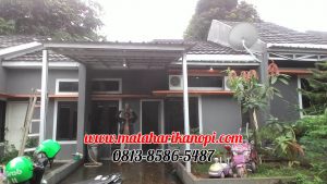 Hasil Pemasangan Kanopi Baja Ringan Atap Spandek Standar di Shapire Regency, Ragajaya, Citayem, Depok
