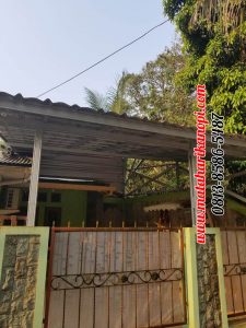 Hasil Pemasangan Kanopi Baja Ringan Atap Spandek Pasir Type Standar di Bumi Sawangan Indah 2