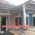 Hasil Pemasangan Kanopi Baja Ringan Atap Spandek Elegan di Citayem Depok