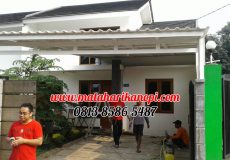 Hasil Pemasangan Kanopi Baja Ringan Atap Alderon Sunpanel Super Elegan Plus Cat Putih di Kalimulya, Pondok Rajeg, Depok
