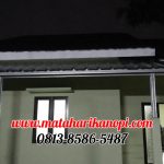 Hasil Pemasangan Kanopi Baja Ringan Atap Spandek Ekonomis di Perum Sasak Panjang Permai