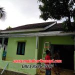 Hasil Pemasangan Kanopi Baja Ringan Atap Spandek Ekonomis di Perum Sasak Panjang Permai
