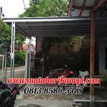 Hasil Pemasangan Kanopi Baja Ringan Atap Spandek Standar di Gg. Nyamuk Citayem Depok