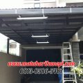 Hasil Pemasangan Kanopi Baja Ringan Atap Go Green Abu-abu di Bogor