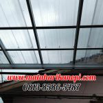 Hasil Pemasangan Kanopi Baja Ringan Atap Solartuff (Serenity) Standar Gelombang Spandek di Pabuaran Cibinong