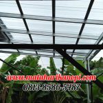 Hasil Pemasangan Kanopi Baja Ringan Atap Solartuff (Serenity) Standar Gelombang Spandek di Pabuaran Cibinong