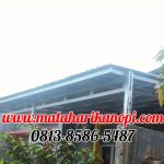 Hasil Pemasangan Kanopi Baja Ringan Atap Spandek Elegan Plus Cremona di Graha Mulya Cibinong
