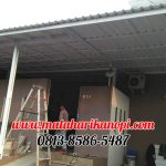Hasil Pemasangan Kanopi Baja Ringan Atap Alderon Sunpanel Plus Cat Putih Depok