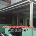 Hasil Pemasangan Kanopi Baja Ringan Atap Go Green Standar Murah